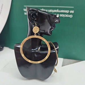 ARETES PAR ORO 10 K 7,50 GRMS (SEMINUEVO)