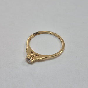 SOLITARIO ORO 14 K 1.5 GRMS (SEMINUEVO)