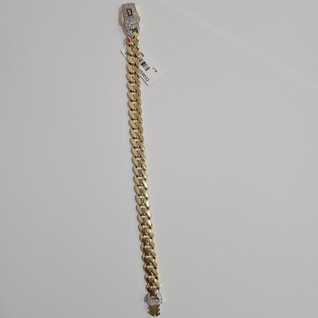 PULSERA MONACO ORO 14K 9.7 (NUEVO)
