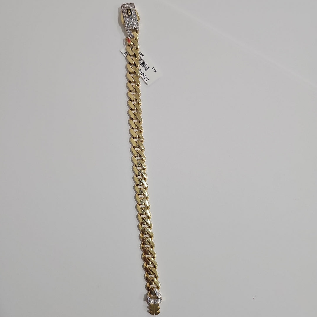 PULSERA MONACO ORO 14K 9.7 (NUEVO)