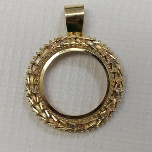 K1 5,90 GRMS 14 K IDENTIFICACIÓN DIJE TEJIDO HECHURA ESPECIAL MATERIALES (SEMINUEVO)