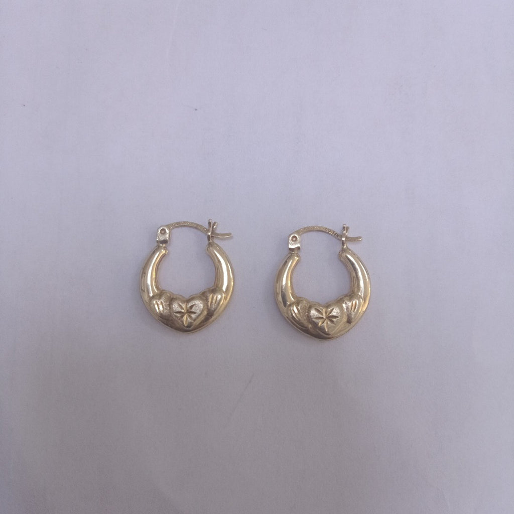 ARRACADAS PAR ORO 14 K 1.9 GRMS (SEMINUEVO)