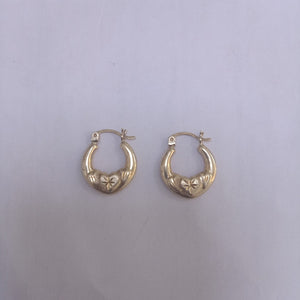 ARRACADAS PAR ORO 14 K 1.9 GRMS (SEMINUEVO)