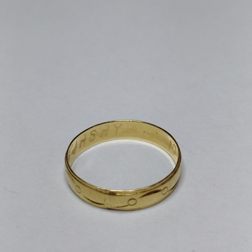ARGOLLA ORO 14 K 1.3 GRMS (SEMINUEVO)