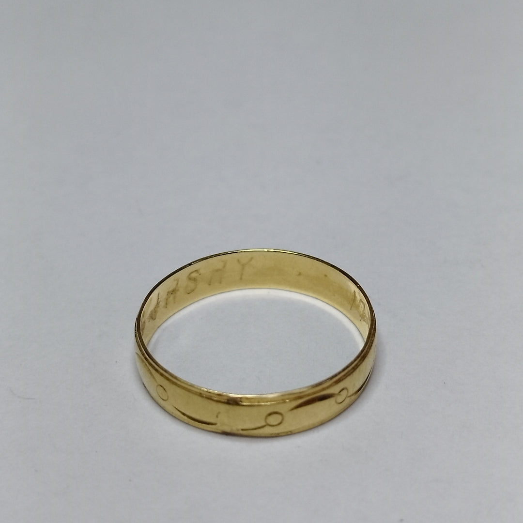 ARGOLLA ORO 14 K 1.3 GRMS (SEMINUEVO)