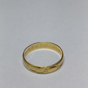 ARGOLLA ORO 14 K 1.3 GRMS (SEMINUEVO)