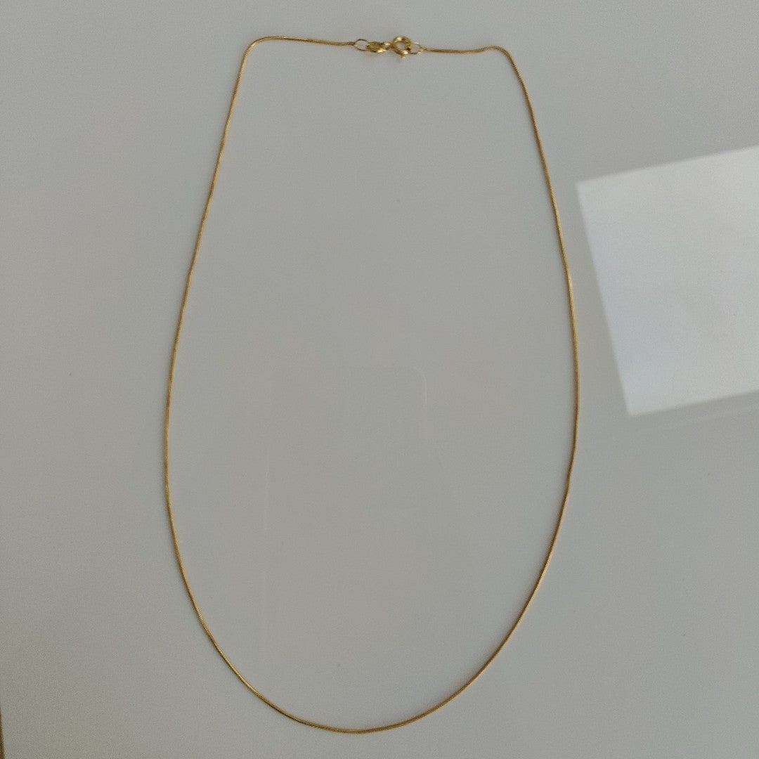 CADENA ORO 14 K 2,40 GRMS (SEMINUEVO)