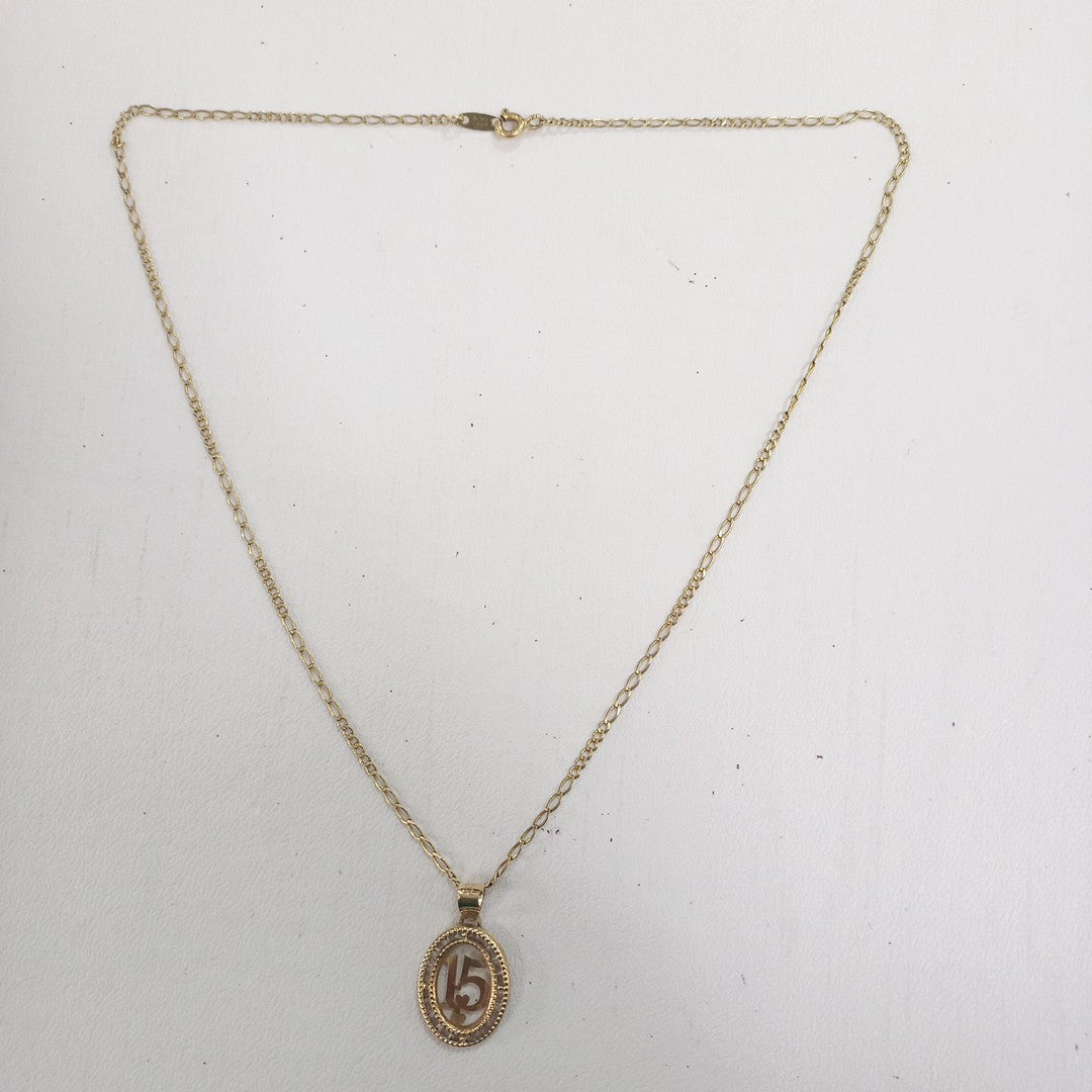 GARGANTILLA ORO 14 K 2.9 GRMS (SEMINUEVO)