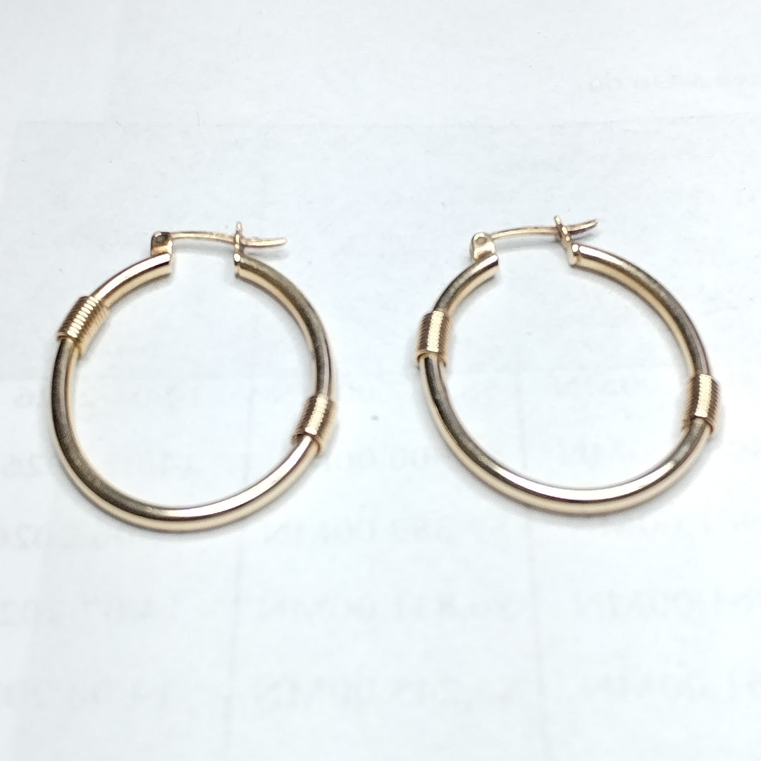 ARRACADAS PAR ORO 14 K 3,90 GRMS (SEMINUEVO)