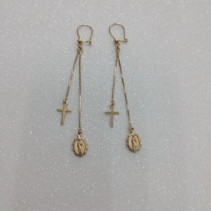 ARETES PAR ORO 14 K 2,50 GRMS (SEMINUEVO)