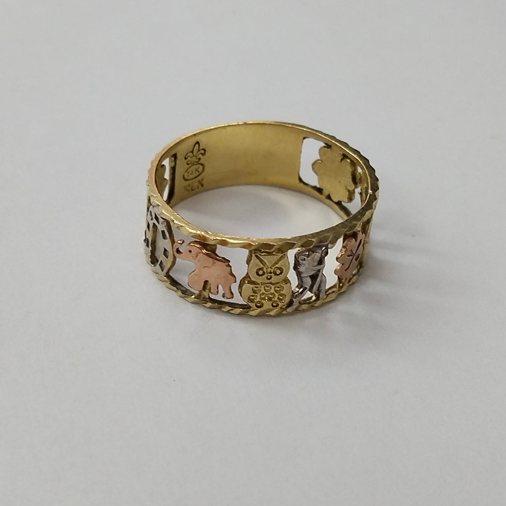 ANILLO ORO 14 K 3.2 GRMS (SEMINUEVO)