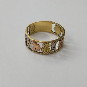 ANILLO ORO 14 K 3.2 GRMS (SEMINUEVO)