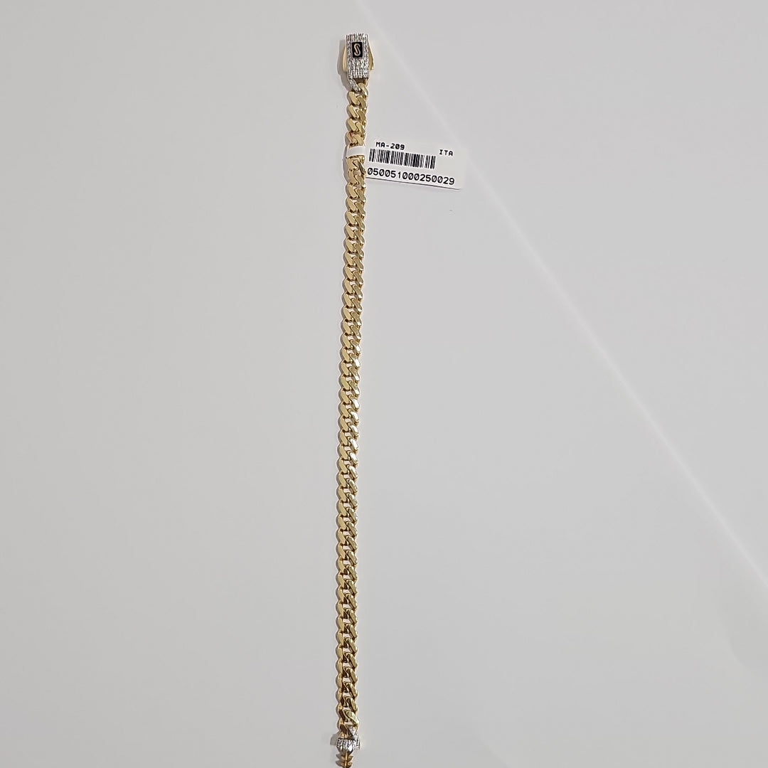 PULSERA MONACO ORO 14K 5.8 (NUEVO)
