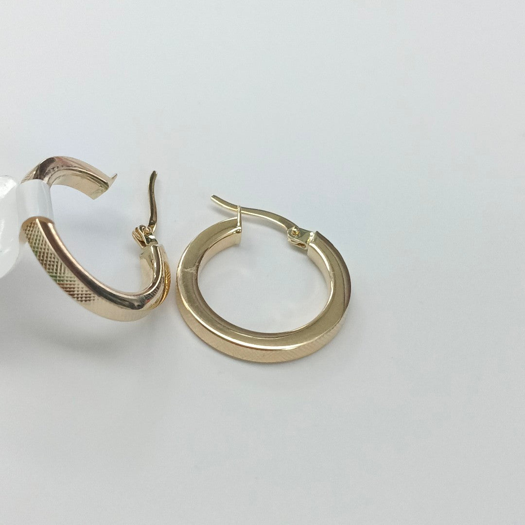 ARRACADAS ORO 10K 2.3 (NUEVO)