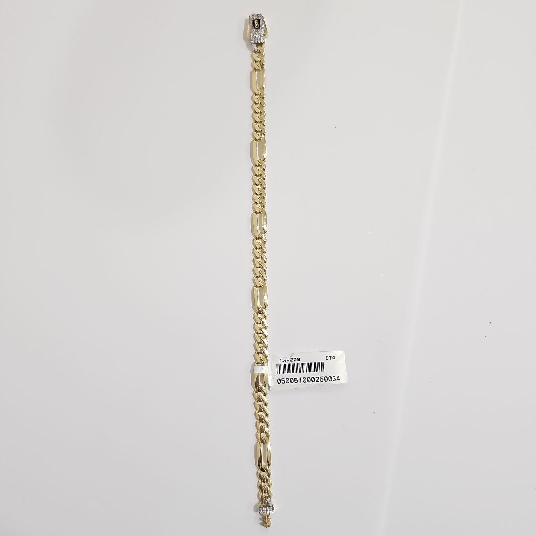 PULSERA MONACO ORO 14K 5.2 (NUEVO)