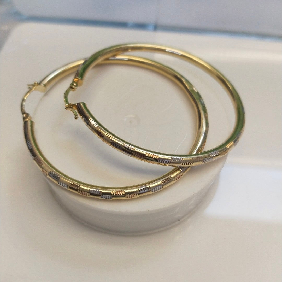 ARRACADAS PAR ORO 10 K 4.6 GRMS (SEMINUEVO)