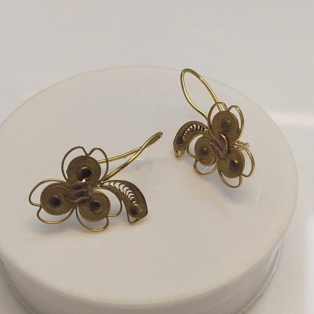 ARETES PAR ORO 10 K 2 GRMS (SEMINUEVO)