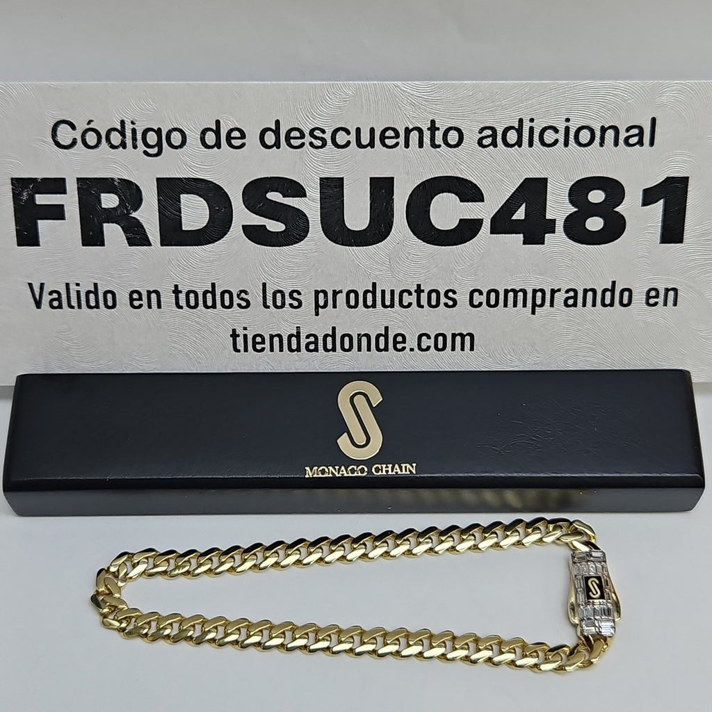 PULSERA MONACO ORO 14K 5.5 (NUEVO)