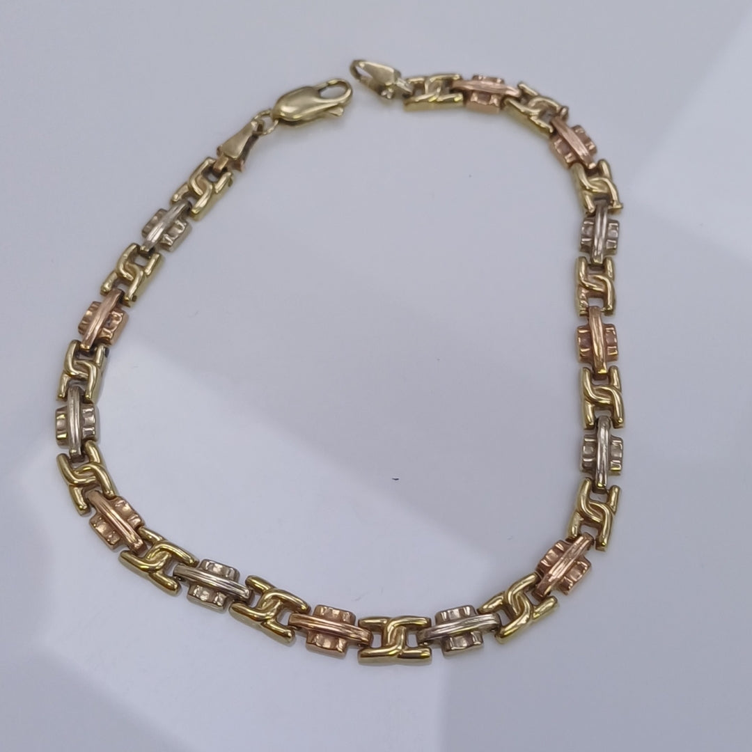 PULSERA ORO 14 K 4.9 GRMS (SEMINUEVO)