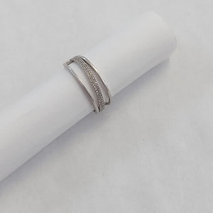 ANILLITO ORO, ORO BLANCO 14 K 2 GRMS (SEMINUEVO)