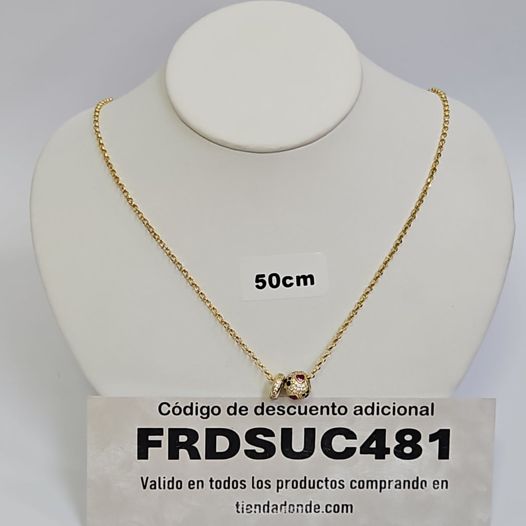 GARGANTILLAS ORO 10K 4.6 (NUEVO)