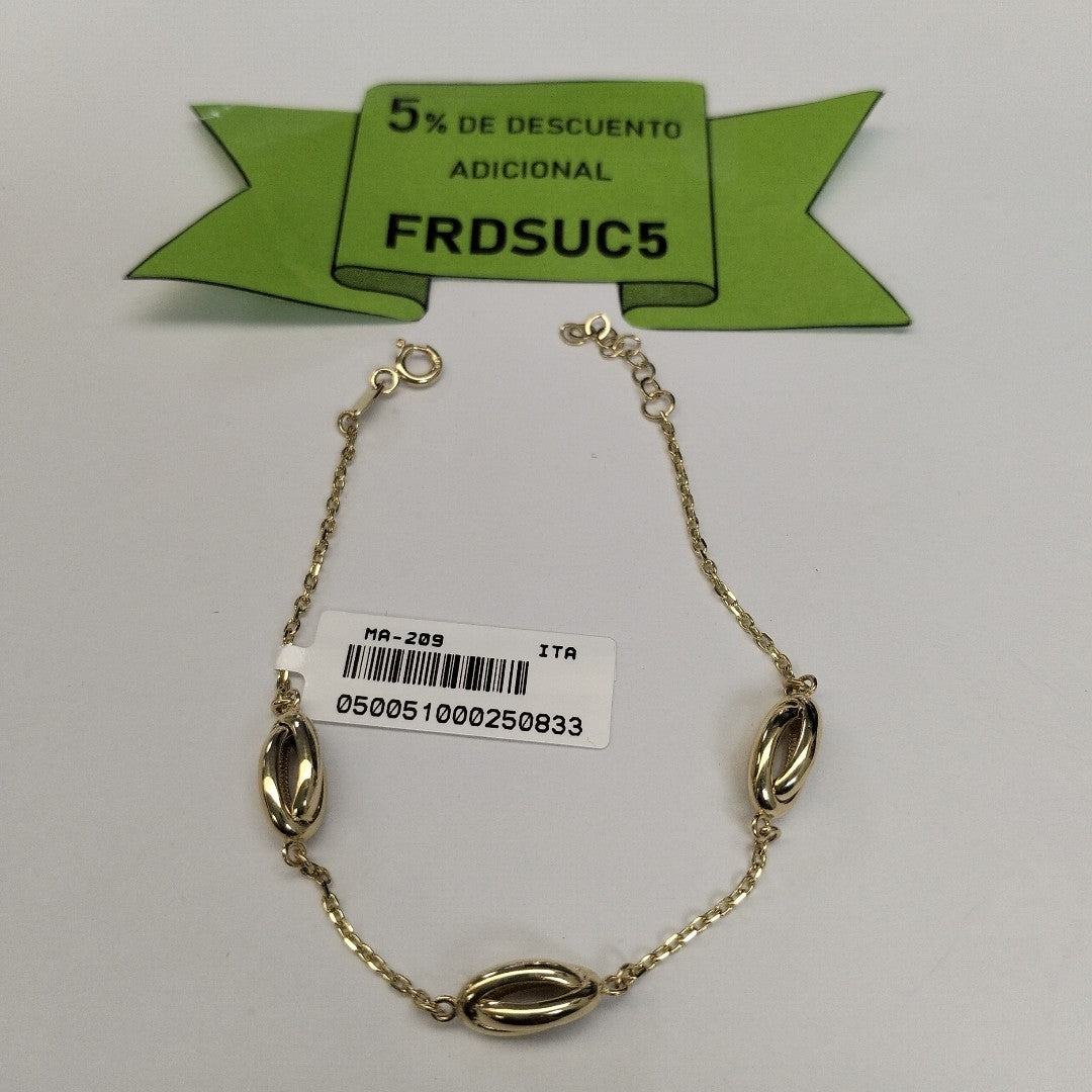 PULSERAS DAMA ORO 14K 3 (NUEVO)