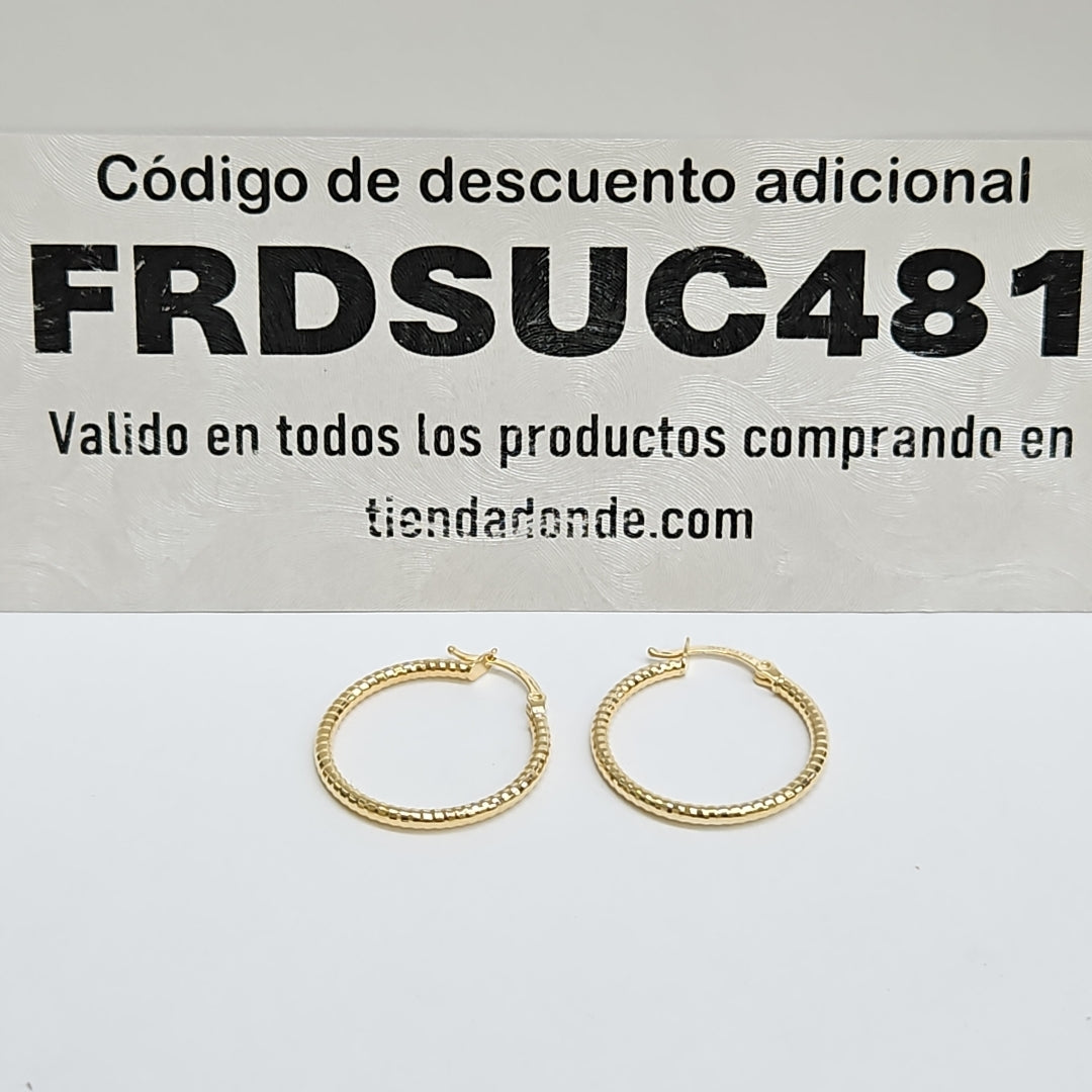 ARRACADAS ORO 10K 1.9 (NUEVO)