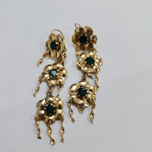 ARETES PAR ORO 14 K 9,70 GRMS (SEMINUEVO)