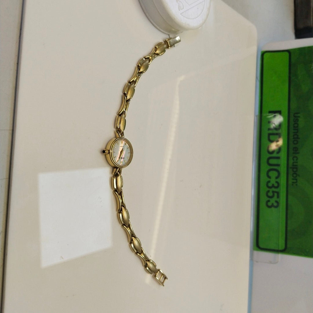 RELOJ CAJA Y PULSO ORO ORO 14 K 13.9 GRMS (SEMINUEVO)