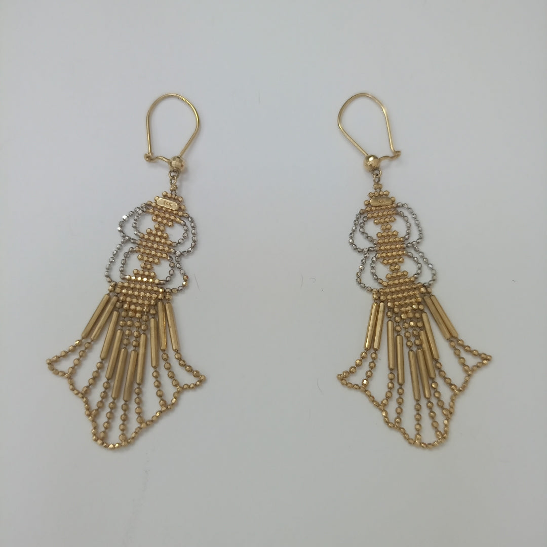 ARETES PAR ORO 14 K 4 GRMS (SEMINUEVO)