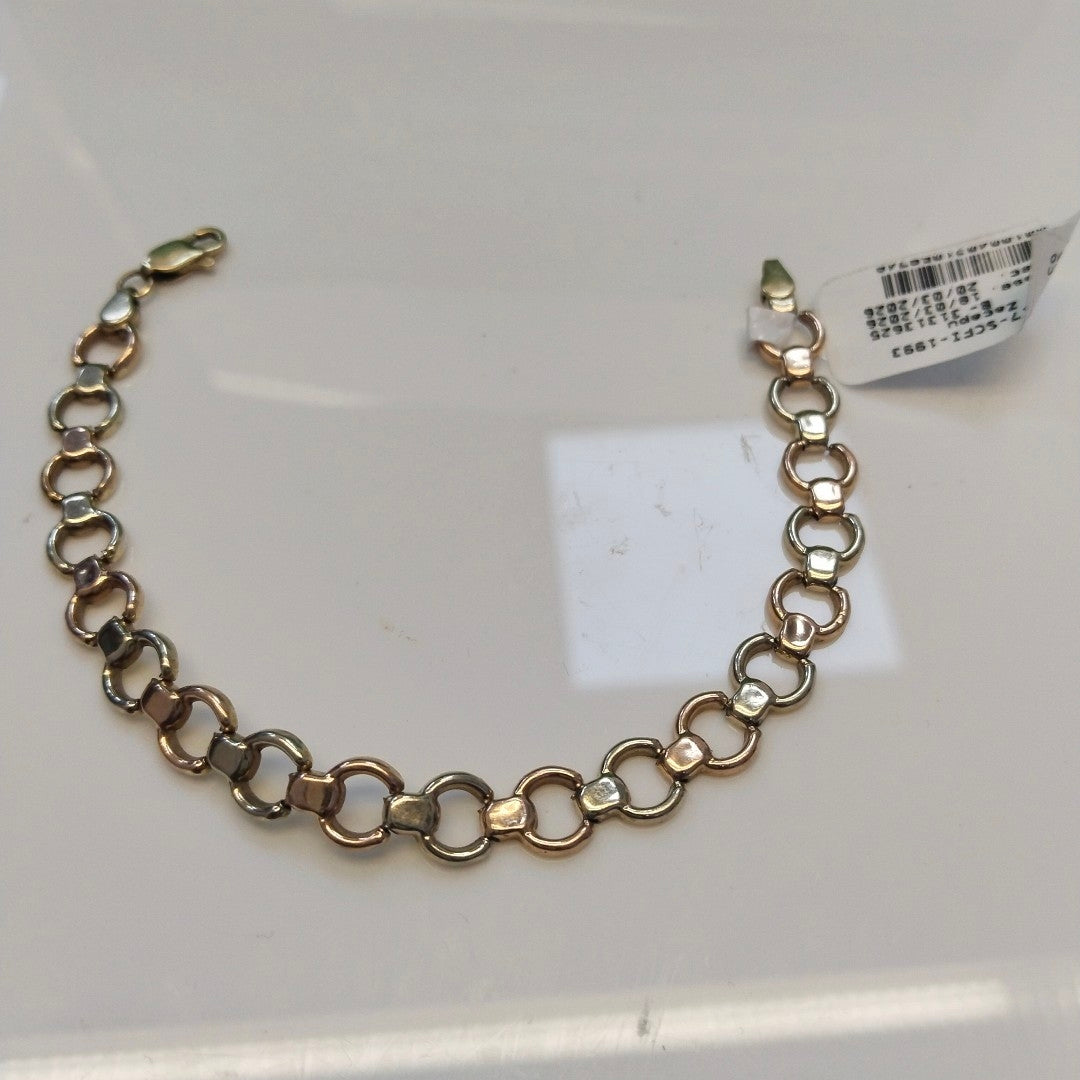 PULSERA ORO, ORO COMBINADO 14 K 6 GRMS (SEMINUEVO)