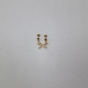 BROQUELES PAR ORO 14 K 1.8 GRMS (SEMINUEVO)