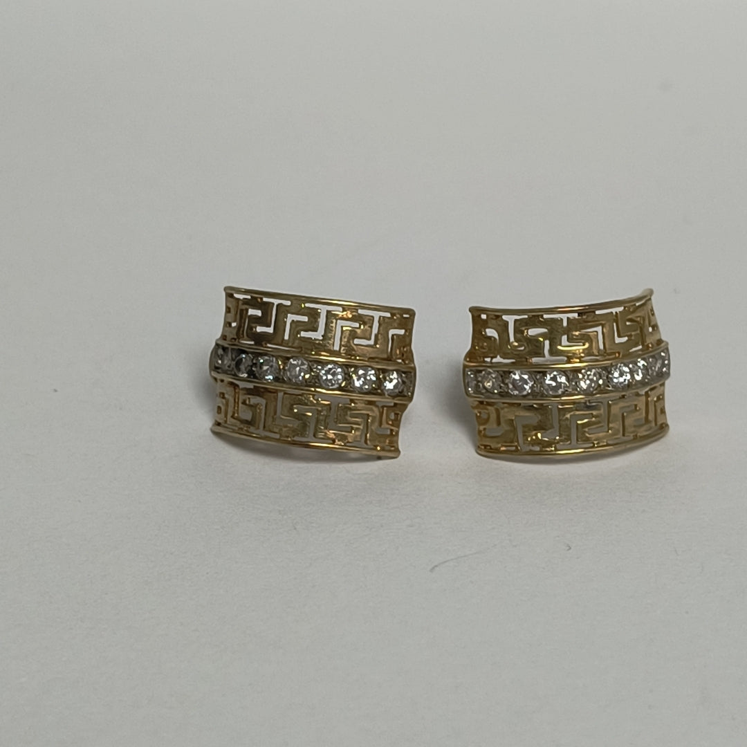ARETES PAR ORO 10 K 3,80 GRMS (SEMINUEVO)