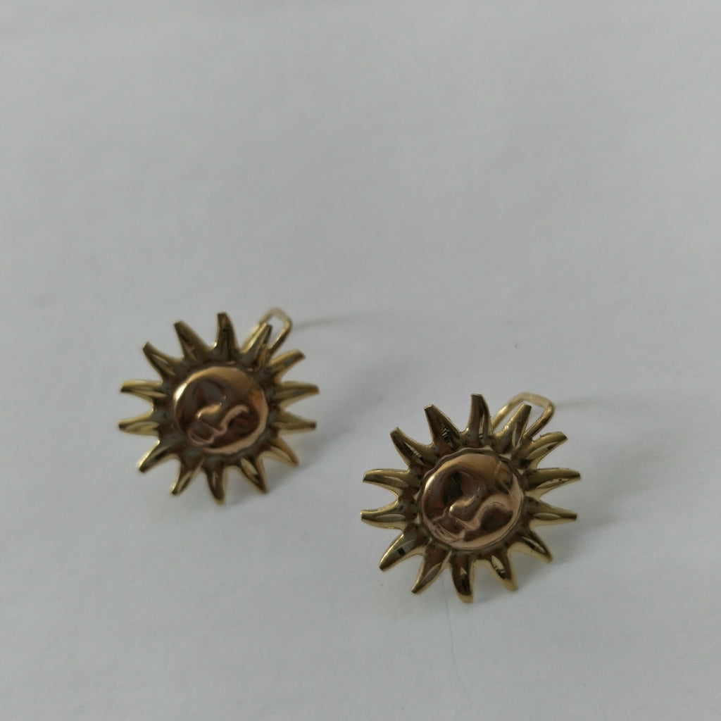 ARETES PAR ORO 14 K 3,10 GRMS (SEMINUEVO)