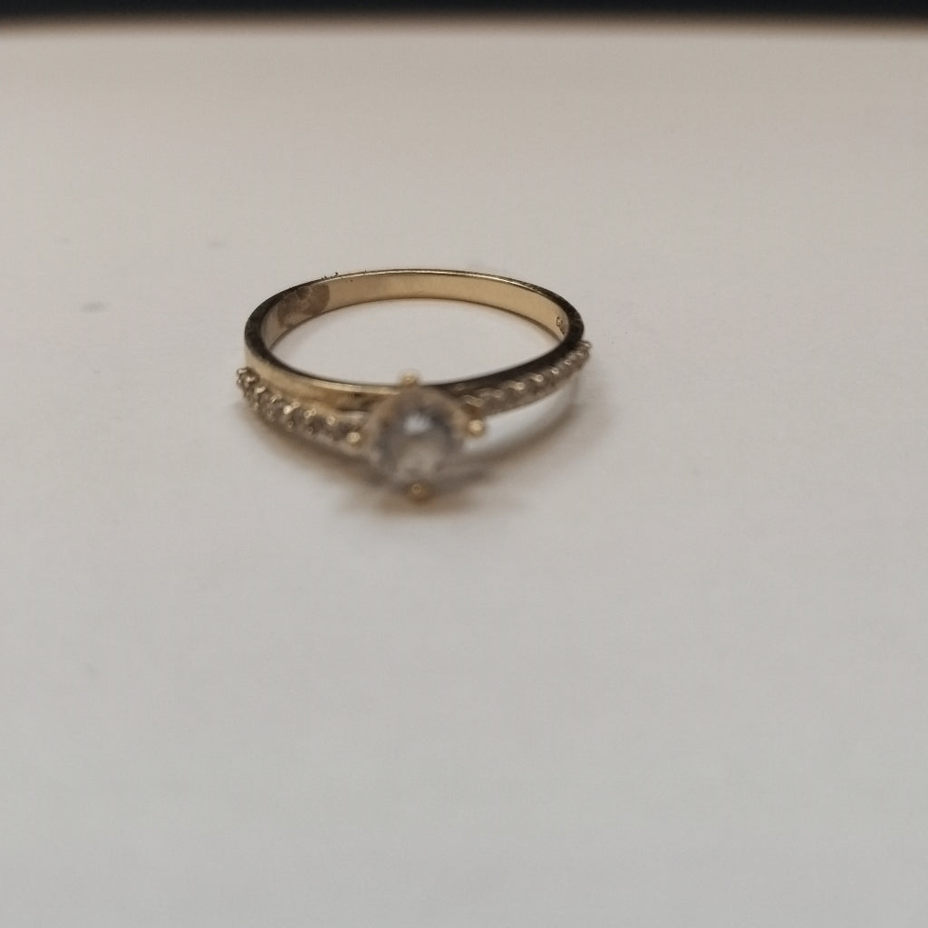 SOLITARIO ORO 14 K 2 GRMS (SEMINUEVO)