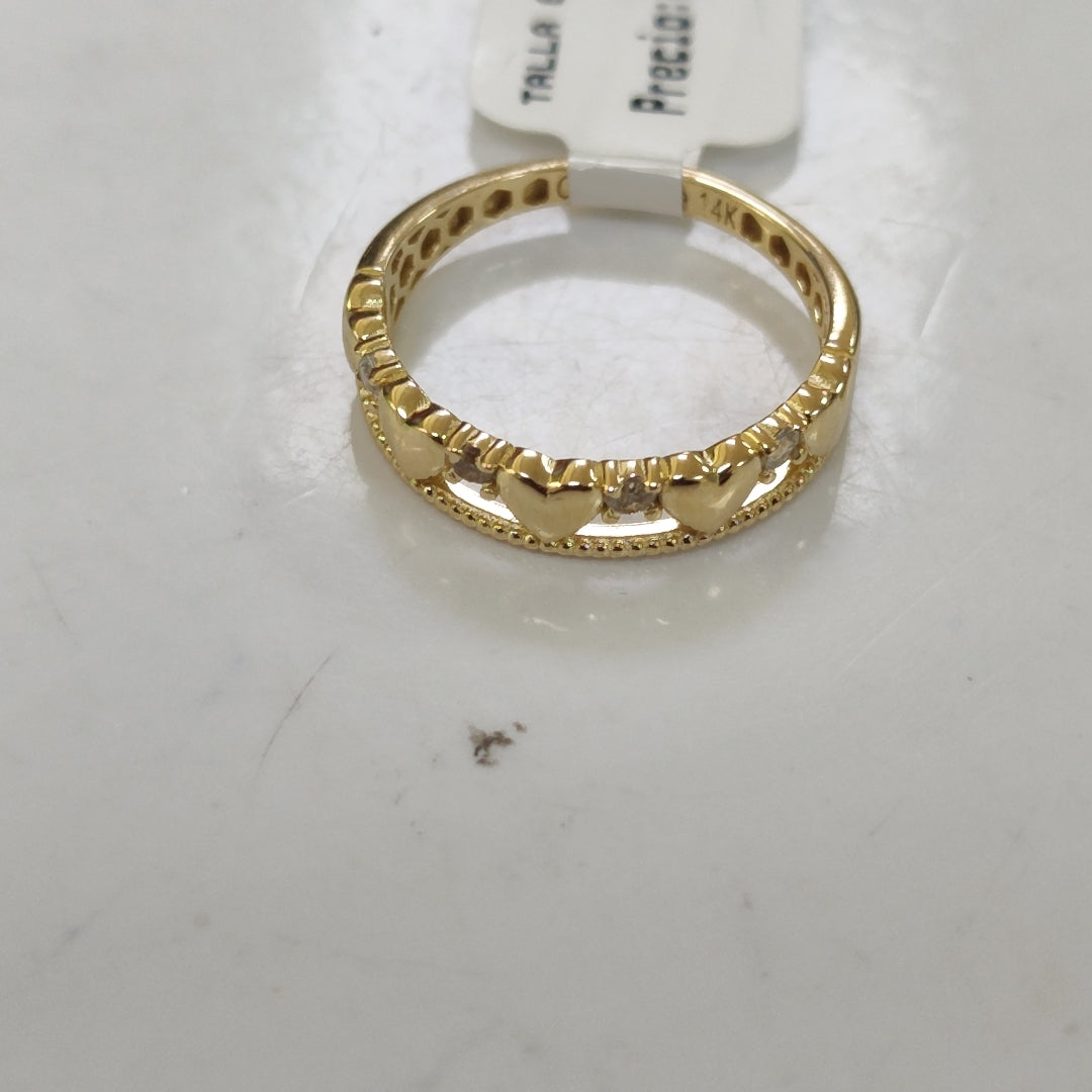 ANILLOS DAMA ORO 14K 2 (NUEVO)