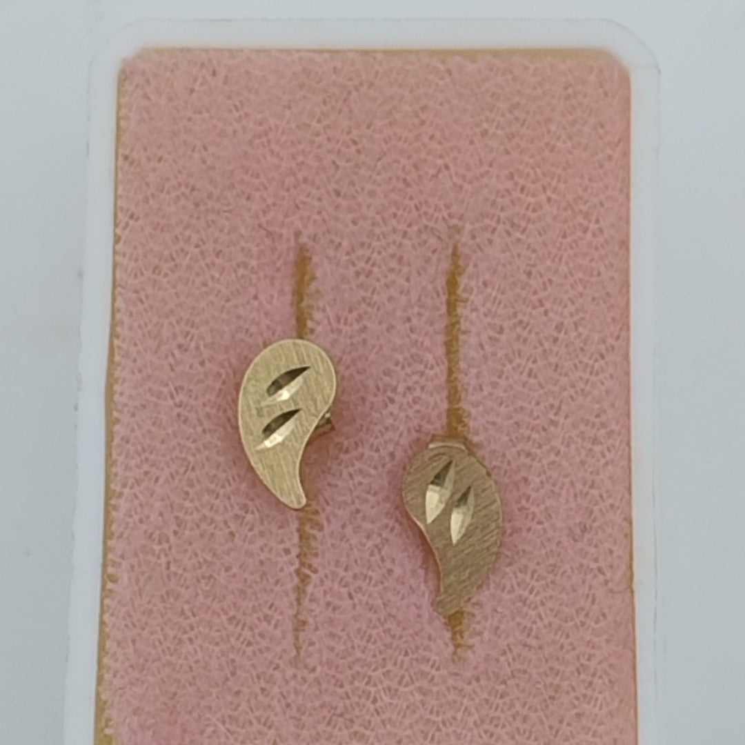 BROQUELES PAR ORO 14 K 0.3 GRMS (SEMINUEVO)