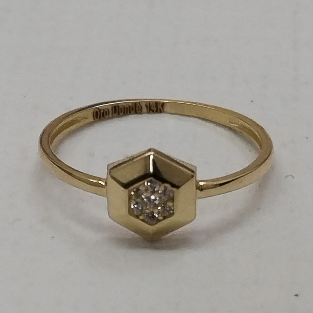 ANILLOS DAMA ORO 14K 1 (NUEVO)