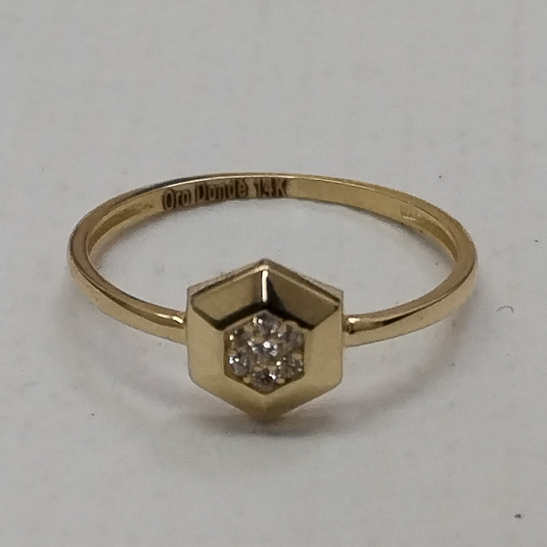 ANILLOS DAMA ORO 14K 1 (NUEVO)