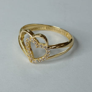 ANILLOS DAMA ORO 14K 2 (NUEVO)