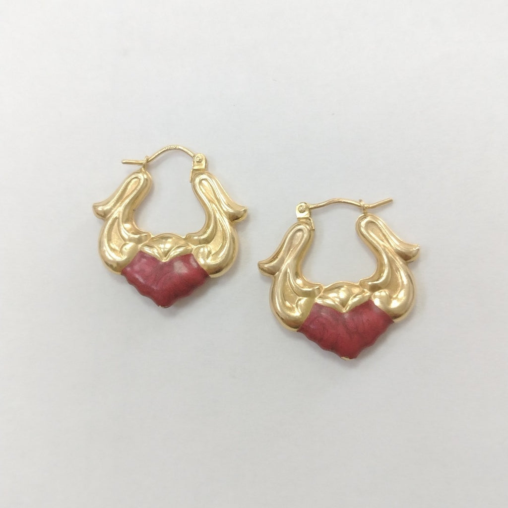ARRACADAS PAR ORO 14 K 4,80 GRMS (SEMINUEVO)