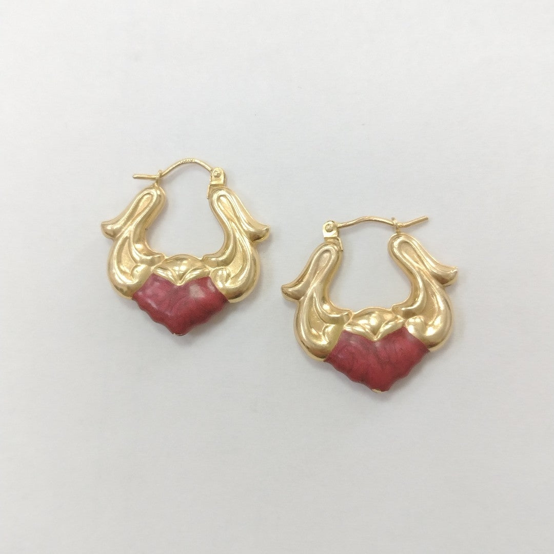 ARRACADAS PAR ORO 14 K 4,80 GRMS (SEMINUEVO)