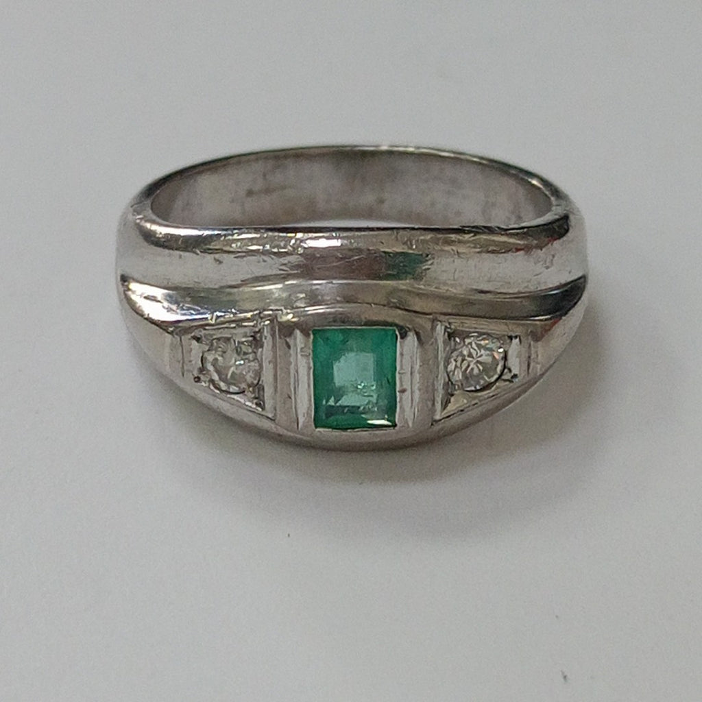 ANILLO ORO BLANCO 14 K 10.4 GRMS (SEMINUEVO)