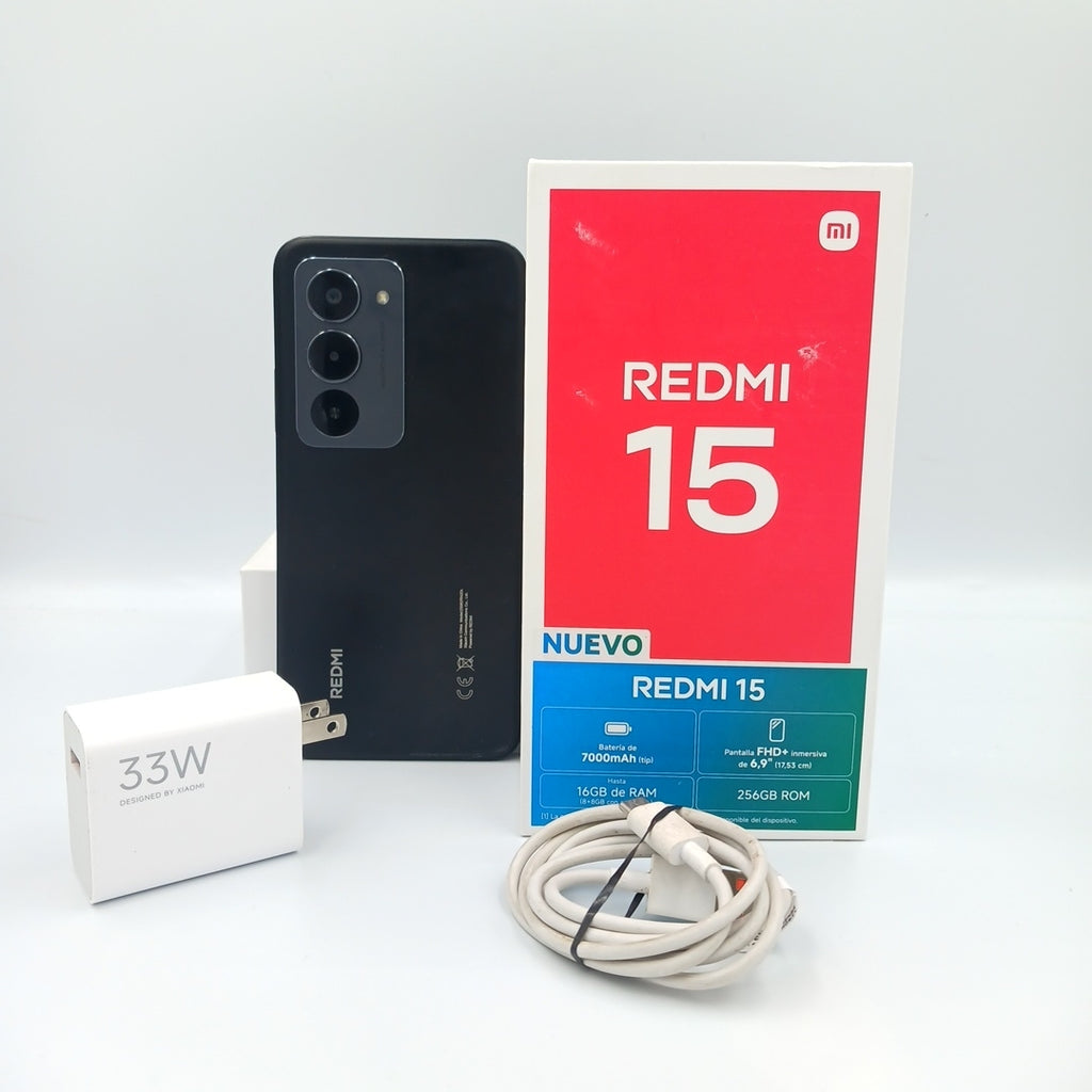 CELULAR XIAOMI REDMI 15 25062RN2DL (2025) 256 GB 8 GB RAM (SEMINUEVO)