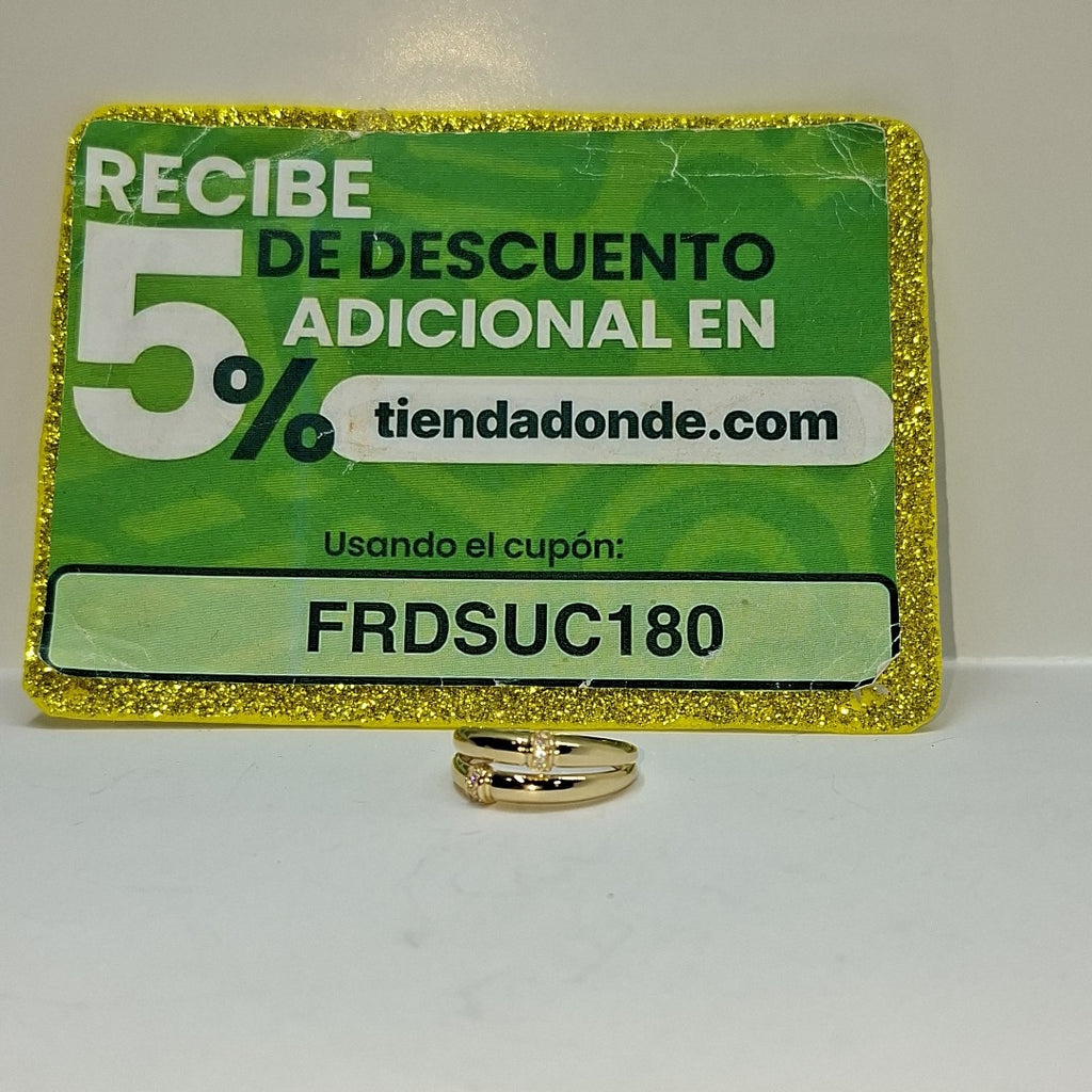 ANILLOS DAMA ORO 14K 2 (NUEVO)