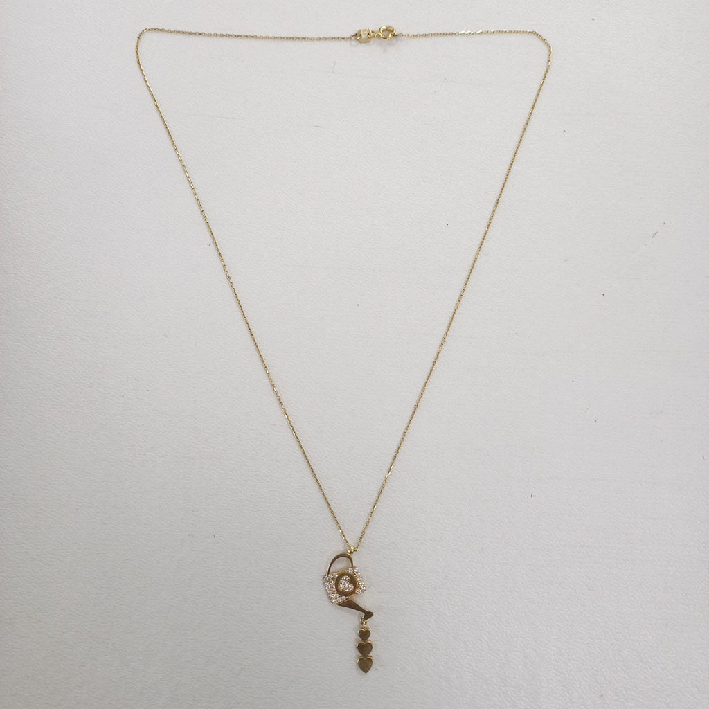 GARGANTILLA ORO 14 K 2.3 GRMS (SEMINUEVO)