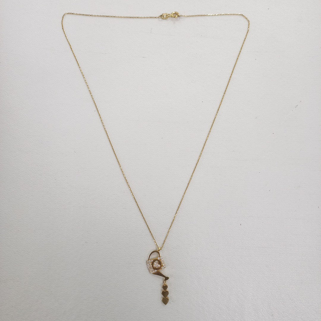 GARGANTILLA ORO 14 K 2.3 GRMS (SEMINUEVO)