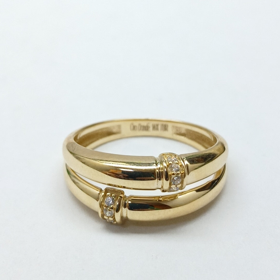 ANILLOS DAMA ORO 14K 2 (NUEVO)