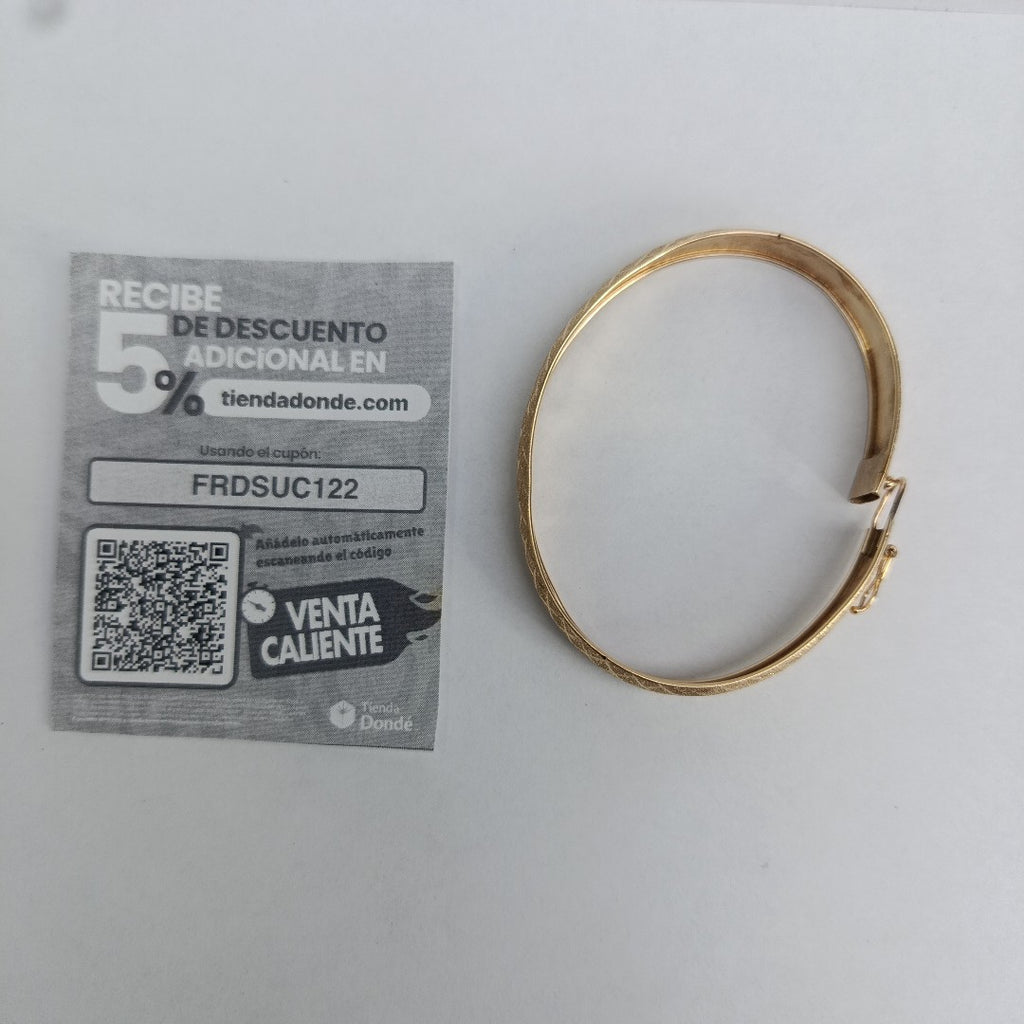 PULSERA RIGIDA ORO 14 K 7,50 GRMS (SEMINUEVO)