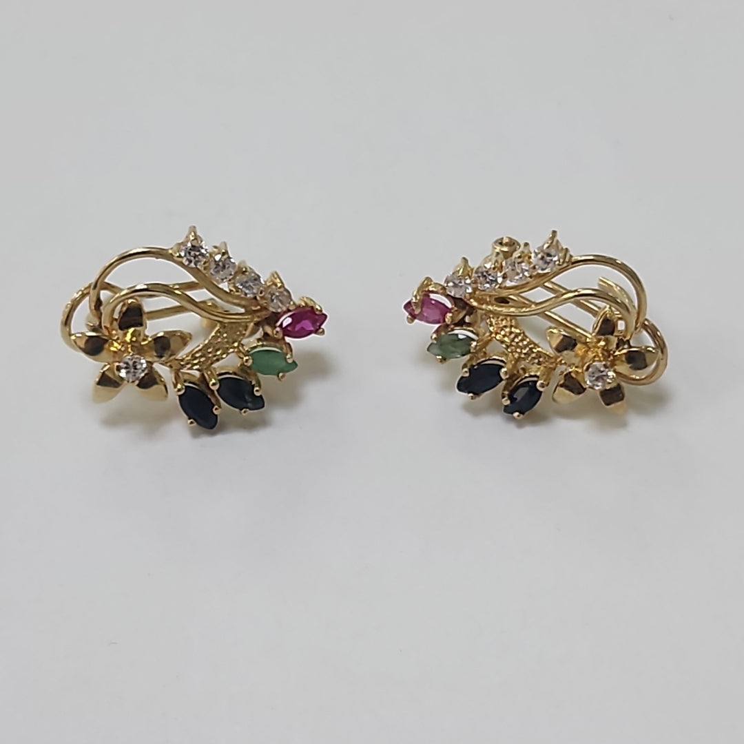 ARETES PAR ORO 10 K 3,80 GRMS (SEMINUEVO)
